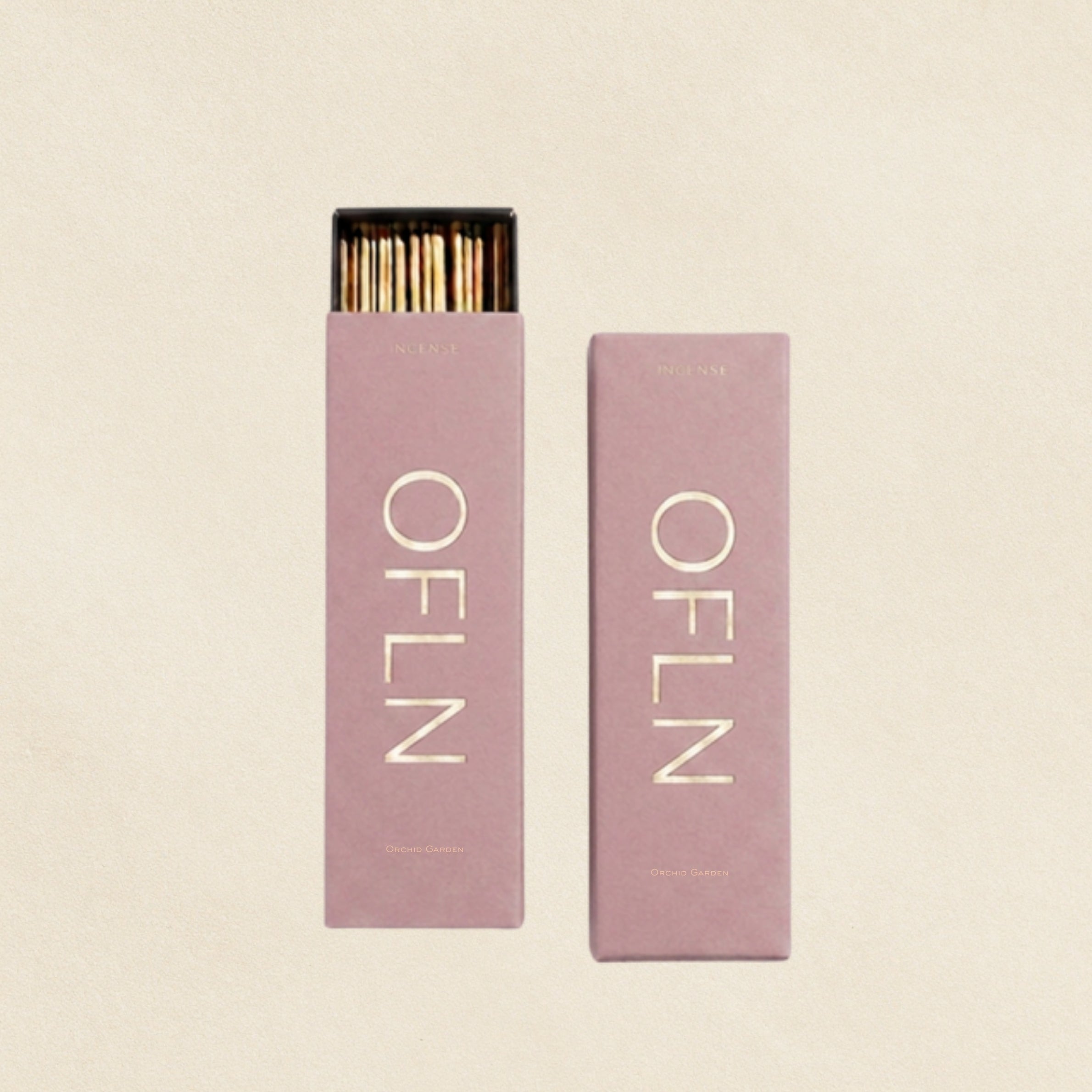 Orchid Garden Natural Incense Sticks with Ceramic Holder | OFLN